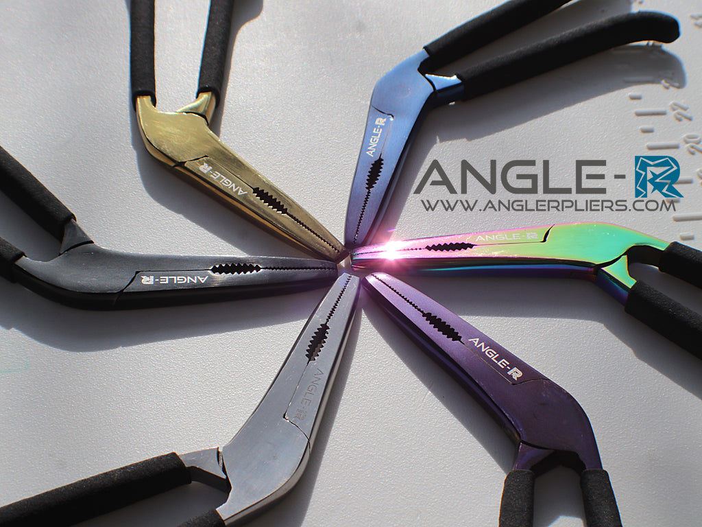 Angle-R Ergonomic Pliers w/ Leather Sheath & Braid Scissors