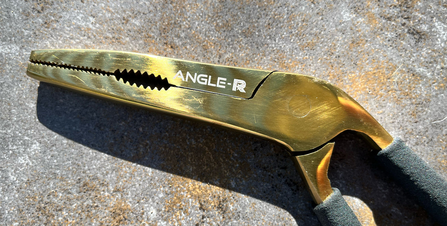 Angle-R Ergonomic Pliers w/ Leather Sheath & Braid Scissors