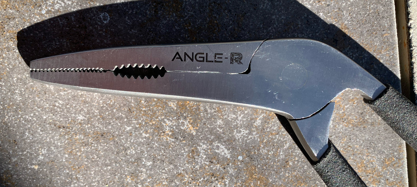 Angle-R Ergonomic Pliers w/ Leather Sheath & Braid Scissors