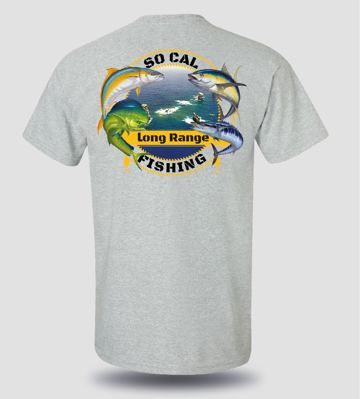 So Cal Long Range Fishing T-Shirts - With Pocket